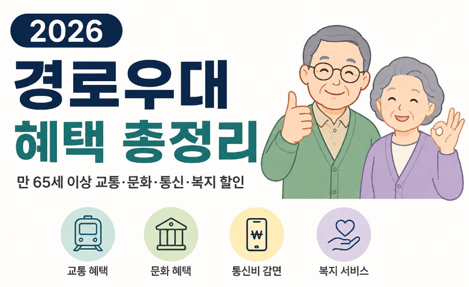 경로우대 혜택 종류